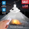 Solar Camping Light Hanging LED Bulb Lamp Portable Lantern Emergency Light W/ Remote Control 3 Modes Hooking For Patio Tent Garden Fishing