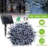 12M 100 LEDs Solar String Fairy Lights Outdoor String Lamps Garden Xmas Decor Lamp