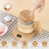 Electric Mixing Mug 400ML High Speed Mixing Cup USB Rechargeable Self String Mug with Warming Pad for Coffee Milk Protein Powder Egg