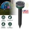 Solar Powered Mole Repeller Sonic Gopher Stake Repellent Waterproof Outdoor For Farm Garden Yard Repelling Moles Gopher Snake Vole Rat Mice Mouse