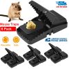 6 Pack Mouse Traps Reusable Rat Trap Mice Snap Trap Effective Mouse Catcher Quick \'N Vole  Effective Mice Control with Unique Jaw Design That Capture