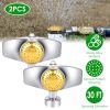 2Pcs Circular Spot Sprinkler 360 Degree Small Circle Sprinkler with Gentle Water Flow Covers up to 30FT Diameter Lawn Garden