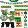 171Pcs Baseball Party Supplies Kit Baseball Birthday Party Disposable Dinnerware Set Baseball Themed Party Tableware Decorations Cups Plates Napkins S