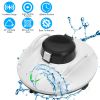 Cordless Robotic Pool Vacuum Cleaner With Self-Parking Auto-Reserve 23° Climbing 120Mins Runtime Auto Pool Cleaning Robot For Above Ground Pool Under