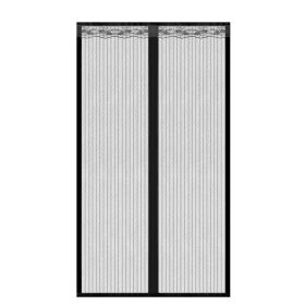 Magnetic Mesh Curtain Hands-free Fly Mesh Door Curtain 39x82” Self-adhesive Door Screen Anti Mosquito Bugs