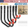 6 Packs Garage Storage Hooks 22lbs Load Bike Bicycle Hooks Heavy Duty Utility Hooks Wall Hanger Rack For Garage Basement Shop Ladder