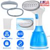 1500W Portable Handheld Clothes Steamer with 2 Brush Electric Travel Steamer for Garments Clothing Wrinkles Remover Dry Ironing Protection 30S Heat Up