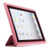 iPad 2 Smart Cover PU Leather Magnetic Case Stand Wake Up Sleep, Pink