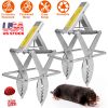 2PCS Easy Setup Mole Traps Outdoor Reusable Scissor Mole Gopher Rodent Control Trap Solid Metal Material For Lawn Garden Yard