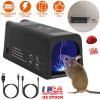 Electric Rat Trap Reusable Mice Trap Rodent Zapper Indoor Pest Control Rechargeable Shock Mice Killer with 1800V High Voltage for Home