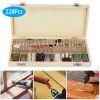 228Pcs Rotary  Accessory Tool Kit For Dremel For Grinding Polishing Cutting Drilling Shank Craft Bits