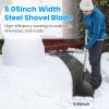 53In Flat Snow Shovel Ice Scraper Manganese Steel Snow Ice Chopper for Walkway Pathway Driveway Ice Removal Gardening Cleaning Scraper Shovel for Weed