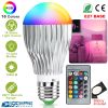 9W LED Light Bulb E27 RGB Lamp Bulb 16 Colors Changable 24-key IR Remote Control for Decor Mood Lighting