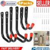 6 Packs Garage Storage Hooks 22lbs Load Bike Bicycle Hooks Heavy Duty Utility Hooks Wall Hanger Rack For Garage Basement Shop Ladder