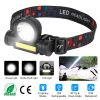 LED Headlight Super Bright Head Torch USB Rechargeable Headlamp with 3 Lighting Modes for Camping Hiking Fishing