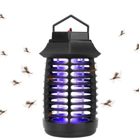 Bug Zapper Electric UV Mosquito Killer Lamp Insect Killer Light Pest Fly Trap Catcher Harmless Odorless Noiseless Narrow Safe Gap For Home Restaurant