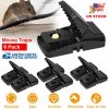 6 Pack Mouse Traps Reusable Rat Trap Mice Snap Trap Effective Mouse Catcher Quick \'N Vole  Effective Mice Control with Unique Jaw Design That Capture