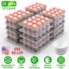 12 Count 20 Sets Clear Cupcake Boxes Disposable Cupcake Containers Stackable Cupcake Carrier Holders with 240 Liners High Dome Lid