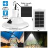 Solar Camping Light Hanging LED Bulb Lamp Portable Lantern Emergency Light W/ Remote Control 3 Modes Hooking For Patio Tent Garden Fishing