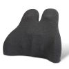 Lumbar Support Pillow For Office Chair Car Seat Home Dining Chair Soft Memory Foam Back Support Cushion With Vibration Washable Cover Elastic Strap Ba