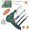 Soldering Iron Gun Kit 5 in 1 Automatic Hand-held 60W Soldering Feed Welding Tool w/ Bracket Desoldering Pump for Circuit-Board Welding Repair DIY