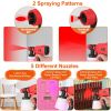 Electric Paint Sprayer HVLP Spray Painting Gun Handheld Painter with Different Spray Patterns 5 Nozzles 800ML Detachable Cup Flow Adjustable Length Ad