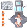 Foldable Baby Diaper Changing Pad Portable Diaper Changing Station Waterproof Nappy Changing Travel Mat