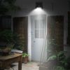 Solar Light 20 LEDs Outdoor PIR Motion Sensor Lights IP65 Waterproof 120° Sensing Wide Angle Lighting for Garage Front Door Garden Pathway