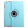 iPad 2 360° Rotating Magnetic Leather Case, Blue