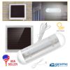 LED Solar Lights Solar Powered Security Light Kit Emergency Light Pull Switch for Home Shed Garage Tool Room