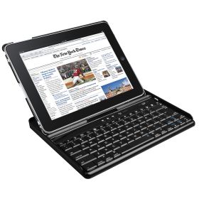 Wireless Keyboard Case Cover for iPad2, black