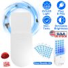 Plug-In Indoor Flying Insect Trap 5 Glue Boards UV Light Mosquito Killer With Night Light Dimmable Brightness Fly Odorless Safe Bug Zapper for Gnat Mo