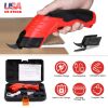 Cordless Electric Scissors Automatic Shears Cutting Tool with Rechargeable Battery 2 Replaceable Blades 10000RPM Fabric Cutter For Leather Carpet Card