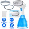 1500W Portable Handheld Clothes Steamer with 2 Brush Electric Travel Steamer for Garments Clothing Wrinkles Remover Dry Ironing Protection 30S Heat Up