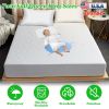 King Size Waterproof Mattress Protector Breathable Soft Cotton Mattress Pad Cover With Elastic Deep Pocket Up To 11in Noiseless Machine Washable Beddi