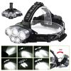 Rechargeable Headlamp 20000 Lumen LED Headlight 6 Modes Headlamp Flashlight for Camping Cycling Hiking Hunting Emergency