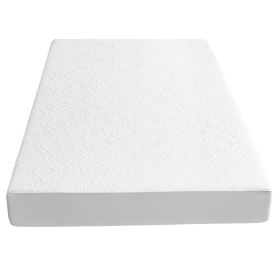 Queen Size Waterproof Mattress Protector Breathable Soft Cotton Mattress Pad Cover With Elastic Deep Pocket Up To 11in Noiseless Machine Washable Bedd