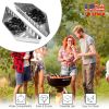 2 Pack Charcoal Baskets Char Holders BBQ Charcoal Grill Basket Holders Compatible with 22In Weber Charcoal Grills and Other Similar Sized Models