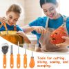 13Pcs Halloween Pumpkin Carving Kit Stainless Steel Carving Kit Pumpkin Sculpting Cutting Kit Halloween Decorative Tools