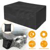 210D Waterproof Outdoor Furniture Cover Windproof Dustproof Patio Furniture Protector Oxford Cloth Garden S Size - S