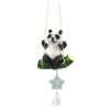 Cute Forest Animal Wind Chimes Panda Swing Resin Bells Room Hanging Decoration - Default