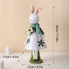 Cute Resin Rabbit Children Easter Bunny Decoration Standing Rabbit Happy Easter Party Decor Creative Bunny Table Decor Gift Home - 29 CM-A - CN