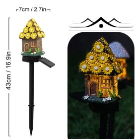 Cute Solar Garden Lights Easter Rabbit Solar LED Lights Waterproof Resin Landscape Lamp Outdoor Solar Lights Party Pathway Yard - LLA0012112-D - CN