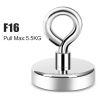 Super Strong Neodymium Fishing Magnets with Countersunk Hole Eyebolt for Salvage Magnetic Fishing Deep Sea Fishing Magnets Holde - CN - HGA002671-F16