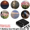 Landscape Projection Light INS Background Projector Night Light Planet Sea Cloud Lamp Christmas Gift Atmosphere Party Photo Prop - black-6xScenes - CN