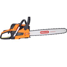 Chainsaw gas 20inch ,52cc Gasoline Chain Saw for Trees ,Wood Cutting 2-cycle EPA Compliant,Oregon bar - as Pic