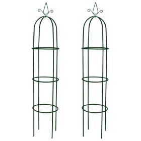 Garden Arch Tower 2 pcs - Green