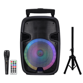 IQ Sound 15" Portable Bluetooth Speaker with True Wireless Stereo