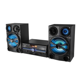 IQ Sound HiFi Multimedia Audio System with Bluetooth, and AUX/USB/Mic Inputs