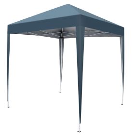 2 x 2m Practical Waterproof Right-Angle Folding Tent Blue - as picture